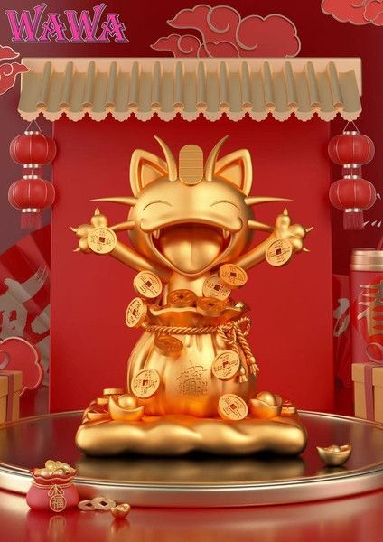 【售罄展示追加請私訊客服@toystationtw】寶可夢 (雙配色)撒金幣喵喵 X WAWA 玩驛丨Toy station, GK雕像預購, GK雕像代購, GK雕像現貨, GK雕像修復, 購物網站, 自媒體選物店, SCC玩具屋, 玩具給庫, 希模型, 瘋公仔, 訂製雕像,模型,伯公仔,gk,玩驛,火影,夜風本舖,海賊,死神,航海王,獵人,EnterBay,七大罪,七龍珠,寶可夢,神奇寶貝,哥吉拉,宮崎駿,迪士尼,灌籃高手,鬼滅之日刃,一拳超人,蠟筆小新,咒術,鏈鋸人,進擊的巨人,妖精尾