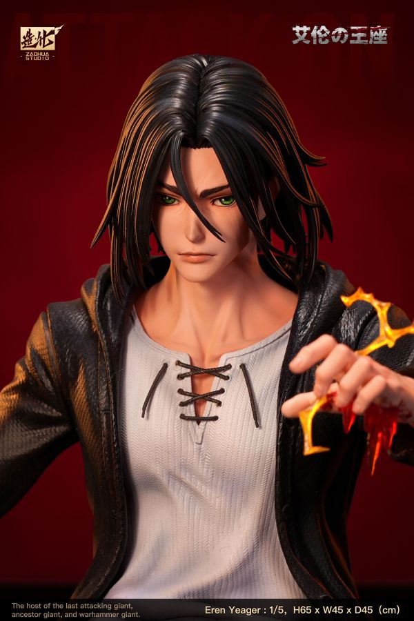 【售罄展示追加請私訊客服@toystationtw】進擊的巨人 巨人系列第一彈！《艾倫王座》 X 造化工作室 動漫,模型,玩具,gk,玩驛,火影,手辦,海賊,死神,航海王,獵人,阿拉蕾,七大罪,七龍珠,寶可夢,神奇寶貝,哥吉拉,宮崎駿,迪士尼,灌籃高手,鬼滅之日刃,一拳超人,蠟筆小新,咒術,鏈鋸人,進擊的巨人,妖精尾巴,我的英雄學院,我英,鋼鍊,鋼之煉金術師,新世紀福音戰士,EVA,間諜家家酒,Re0,漫威,dc,集美#hex#tsume#prime1#queen#tes#xm#野獸國#壽屋#數碼寶貝