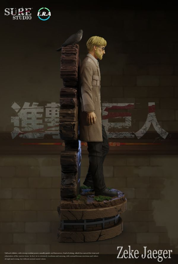 【代購】進擊的的巨人 最終季人物補全 03 吉克·耶格爾 X Sure studio & E.R.A 玩驛丨Toy station, GK雕像預購, GK雕像代購, GK雕像現貨, GK雕像修復, 咒術, 咒術迴戰, SCC玩具屋, 玩具給庫, NBA, 瘋公仔, 訂製雕像,模型,伯公仔,gk,玩驛,火影,夜風本舖,海賊,死神,航海王,獵人,阿拉蕾,七大罪,七龍珠,寶可夢,神奇寶貝,哥吉拉,宮崎駿,迪士尼,灌籃高手,鬼滅之刃,一拳超人,蠟筆小新,咒術,鏈鋸人,進擊的巨人,乙骨,我英