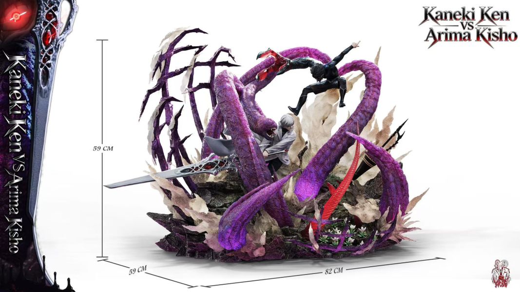 【預購】東京喰種 黑白死神對戰 金木研&有馬貴將 X Black Goat黑山羊 玩驛丨Toy station, GK雕像預購, GK雕像代購, GK雕像現貨, GK雕像修復, 咒術, 咒術迴戰, SCC玩具屋, 玩具給庫, NBA, 瘋公仔, 訂製雕像,模型,伯公仔,gk,玩驛,火影,夜風本舖,海賊,死神,航海王,獵人,阿拉蕾,七大罪,七龍珠,寶可夢,神奇寶貝,哥吉拉,宮崎駿,迪士尼,灌籃高手,鬼滅之刃,一拳超人,蠟筆小新,咒術,鏈鋸人,進擊的巨人,乙骨,我英