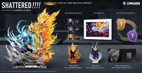 【售罄展示追加請私訊客服@toystationtw】火影忍者 私訂第三彈 破碎 鳴人vs帶土（螺旋丸可亮燈） X Chikara 力量工作室 玩驛丨Toy station, GK雕像預購, GK雕像代購, GK雕像現貨, GK雕像修復, 咒術, 咒術迴戰, SCC玩具屋, 玩具給庫, NBA, 瘋公仔, 訂製雕像,模型,伯公仔,gk,玩驛,火影,夜風本舖,海賊,死神,航海王,獵人,阿拉蕾,七大罪,七龍珠,寶可夢,神奇寶貝,哥吉拉,宮崎駿,迪士尼,灌籃高手,鬼滅之刃,一拳超人,蠟筆小新,咒術,鏈鋸人,進擊的巨人,乙骨,我英