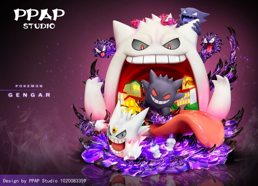 【代購】寶可夢 超極巨化進化第二彈 耿鬼 X PPAP Studio 玩驛丨Toy station, GK雕像預購, GK雕像代購, GK雕像現貨, GK雕像修復, 咒術, 咒術迴戰, SCC玩具屋, 玩具給庫, 希模型, 瘋公仔, 訂製雕像,模型,伯公仔,gk,玩驛,火影,夜風本舖,海賊,死神,航海王,獵人,阿拉蕾,七大罪,七龍珠,寶可夢,神奇寶貝,哥吉拉,宮崎駿,迪士尼,灌籃高手,鬼滅之日刃,一拳超人,蠟筆小新,咒術,鏈鋸人,進擊的巨人,乙骨,我英