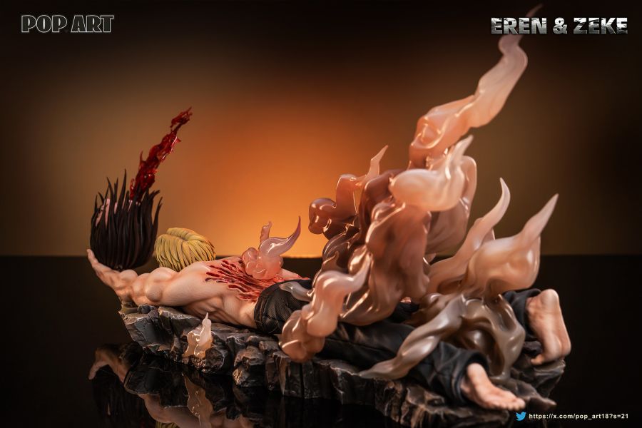 【預購】進擊的巨人 接頭霸王 艾倫&吉克 X POP.ART工作室 玩驛丨Toy station, GK雕像預購, GK雕像代購, GK雕像現貨, GK雕像修復, 咒術, 咒術迴戰, SCC玩具屋, 玩具給庫, NBA, 瘋公仔, 訂製雕像,模型,伯公仔,gk,玩驛,火影,夜風本舖,海賊,死神,航海王,獵人,阿拉蕾,七大罪,七龍珠,寶可夢,神奇寶貝,哥吉拉,宮崎駿,迪士尼,灌籃高手,鬼滅之刃,一拳超人,蠟筆小新,咒術,鏈鋸人,進擊的巨人,乙骨,我英