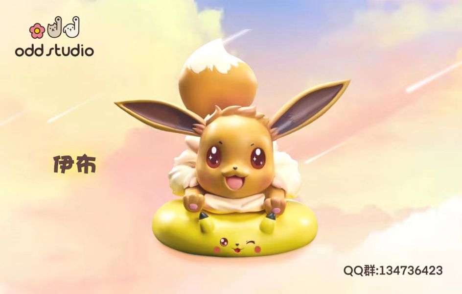 【售罄展示追加請私訊客服@toystationtw】寶可夢 003墊子系列—伊布，004墊子系列—皮卡丘 X odd工作室 動漫,模型,玩具,gk,玩驛,火影,手辦,海賊,死神,航海王,獵人,阿拉蕾,七大罪,七龍珠,寶可夢,神奇寶貝,哥吉拉,宮崎駿,迪士尼,灌籃高手,鬼滅之日刃,一拳超人,蠟筆小新,咒術,鏈鋸人,進擊的巨人,妖精尾巴,我的英雄學院,我英,鋼鍊,鋼之煉金術師,新世紀福音戰士,EVA,間諜家家酒,Re0,漫威,dc,集美#hex#tsume#prime1#queen#tes#xm#野獸國#壽屋#數碼寶貝