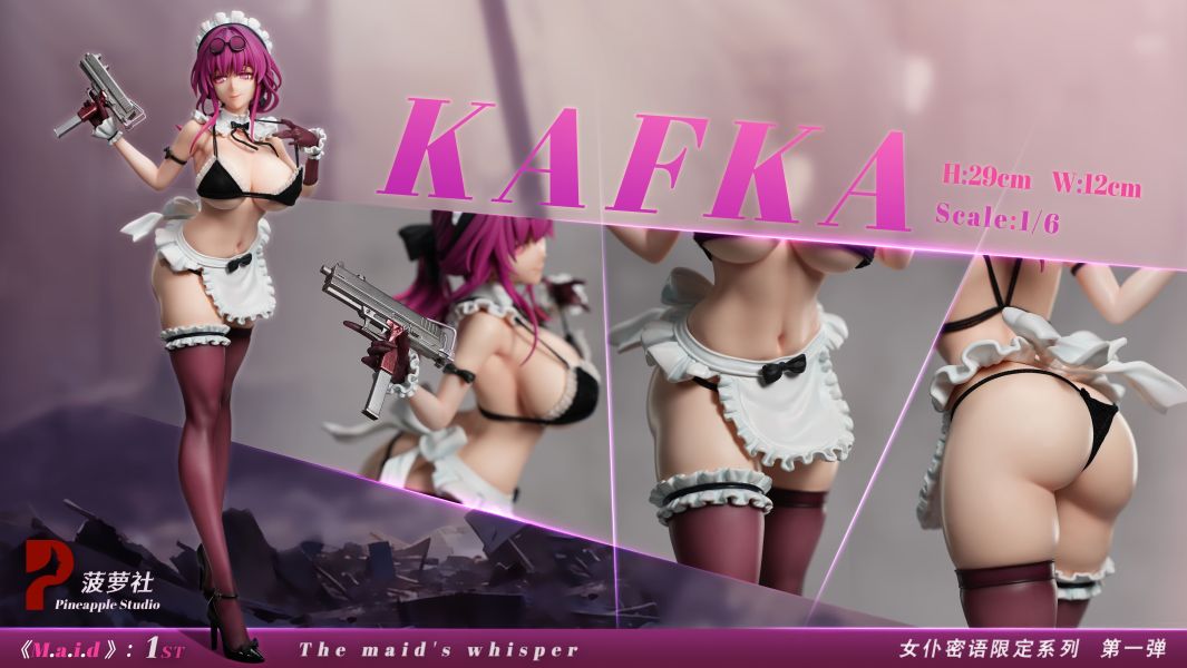 【售罄展示追加請私訊客服@toystationtw】崩壞星穹鐵道 女僕密語限定系列第一彈 卡芙卡 X Pineapple菠蘿社 玩驛丨Toy station, GK雕像預購, GK雕像代購, GK雕像現貨, GK雕像修復, 咒術, 咒術迴戰, SCC玩具屋, 玩具給庫, NBA, 瘋公仔, 訂製雕像,模型,伯公仔,gk,玩驛,火影,夜風本舖,海賊,死神,航海王,獵人,阿拉蕾,七大罪,七龍珠,寶可夢,神奇寶貝,哥吉拉,宮崎駿,迪士尼,灌籃高手,鬼滅之刃,一拳超人,蠟筆小新,咒術,鏈鋸人,進擊的巨人,乙骨,我英