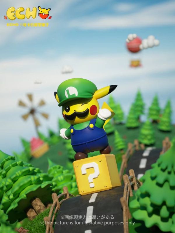 【售罄展示追加請私訊客服@toystationtw】寶可夢 超級馬力歐皮卡丘 X ECHO studio 玩驛丨Toy station, GK雕像預購, GK雕像代購, GK雕像現貨, GK雕像修復, 咒術, 咒術迴戰, SCC玩具屋, 玩具給庫, NBA, 瘋公仔, 訂製雕像,模型,伯公仔,gk,玩驛,火影,夜風本舖,海賊,死神,航海王,獵人,阿拉蕾,七大罪,七龍珠,寶可夢,神奇寶貝,哥吉拉,宮崎駿,迪士尼,灌籃高手,鬼滅之刃,一拳超人,蠟筆小新,咒術,鏈鋸人,進擊的巨人,乙骨,我英