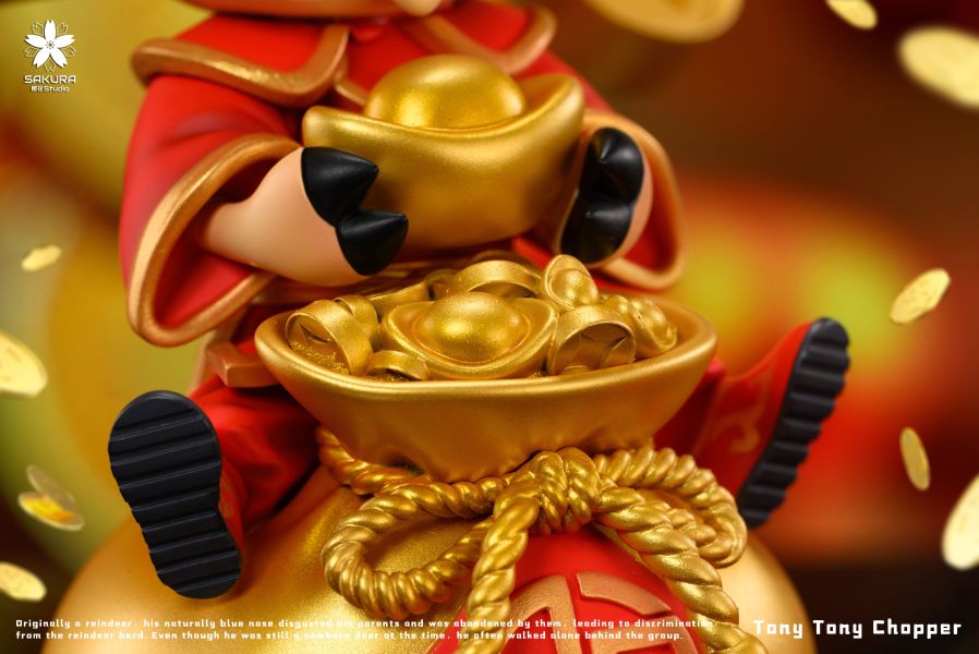 【售罄展示追加請私訊客服@toystationtw】海賊王 財神喬巴 X 櫻花 studio 玩驛丨Toy station, GK雕像預購, GK雕像代購, GK雕像現貨, GK雕像修復, 咒術, 咒術迴戰, SCC玩具屋, 玩具給庫, NBA, 瘋公仔, 訂製雕像,模型,伯公仔,gk,玩驛,火影,夜風本舖,海賊,死神,航海王,獵人,阿拉蕾,七大罪,七龍珠,寶可夢,神奇寶貝,哥吉拉,宮崎駿,迪士尼,灌籃高手,鬼滅之刃,一拳超人,蠟筆小新,咒術,鏈鋸人,進擊的巨人,乙骨,我英