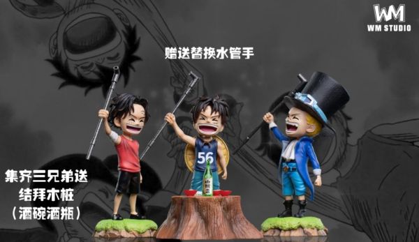 【售罄展示追加請私訊客服@toystationtw】海賊王 童年三兄弟結拜名場面 共鳴系列 魯夫 艾斯 薩博 X WM Studio 動漫,模型,玩具,gk,玩驛,火影,手辦,海賊,死神,航海王,獵人,阿拉蕾,七大罪,七龍珠,寶可夢,神奇寶貝,哥吉拉,宮崎駿,迪士尼,灌籃高手,鬼滅之日刃,一拳超人,蠟筆小新,咒術,鏈鋸人,進擊的巨人,妖精尾巴,我的英雄學院,我英,鋼鍊,鋼之煉金術師,新世紀福音戰士,EVA,間諜家家酒,Re0,漫威,dc,集美#hex#tsume#prime1#queen#tes#xm#野獸國#壽屋#數碼寶貝