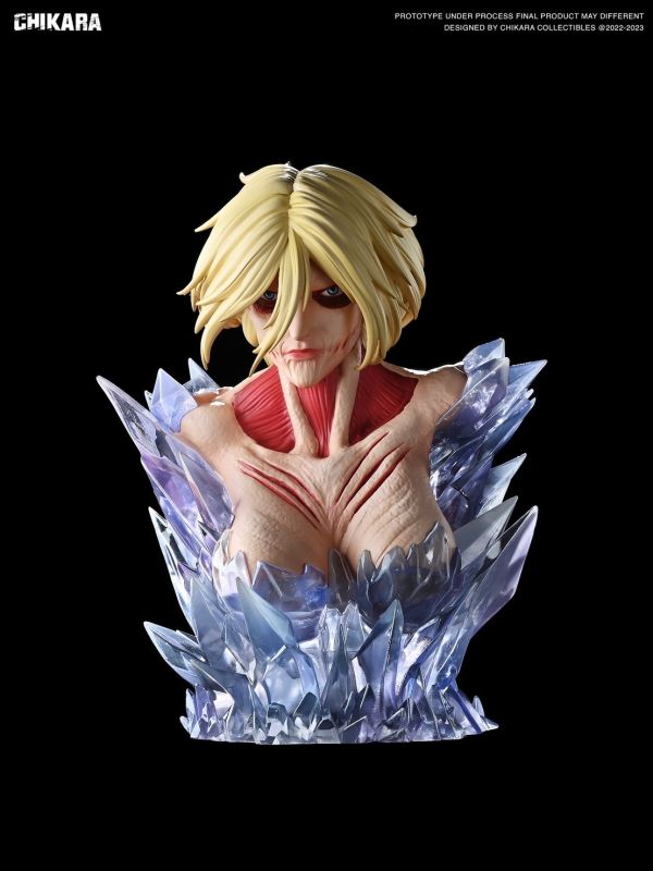 【售罄展示追加請私訊客服@toystationtw】進擊的巨人 阿尼·利昂納德 X CHIKARA STUDIO 動漫,模型,玩具,gk,玩驛,火影,手辦,海賊,死神,航海王,獵人,阿拉蕾,七大罪,七龍珠,寶可夢,神奇寶貝,哥吉拉,宮崎駿,迪士尼,灌籃高手,鬼滅之日刃,一拳超人,蠟筆小新,咒術,鏈鋸人,進擊的巨人,妖精尾巴,我的英雄學院,我英,鋼鍊,鋼之煉金術師,新世紀福音戰士,EVA,間諜家家酒,Re0,漫威,dc,集美#hex#tsume#prime1#queen#tes#xm#野獸國#壽屋#數碼寶貝
