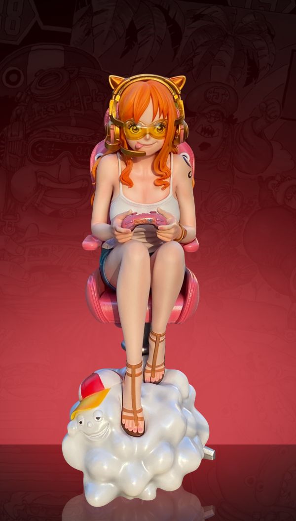 【售罄展示追加請私訊客服@toystationtw】海賊王 扉頁電競娜美 X TCT-Studio 玩驛丨Toy station, GK雕像預購, GK雕像代購, GK雕像現貨, GK雕像修復, 咒術, 咒術迴戰, SCC玩具屋, 玩具給庫, NBA, 瘋公仔, 訂製雕像,模型,伯公仔,gk,玩驛,火影,夜風本舖,海賊,死神,航海王,獵人,阿拉蕾,七大罪,七龍珠,寶可夢,神奇寶貝,哥吉拉,宮崎駿,迪士尼,灌籃高手,鬼滅之刃,一拳超人,蠟筆小新,咒術,鏈鋸人,進擊的巨人,乙骨,我英