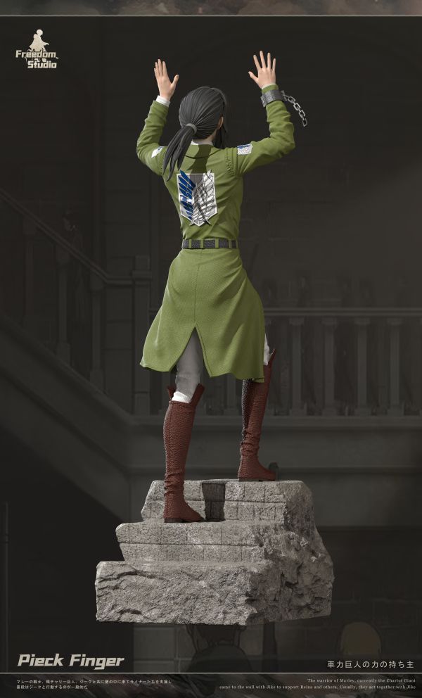 【預購】進擊的巨人 第十七彈 皮克·芬格爾 X Freedom-Studio 玩驛丨Toy station, GK雕像預購, GK雕像代購, GK雕像現貨, GK雕像修復, 咒術, 咒術迴戰, SCC玩具屋, 玩具給庫, NBA, 瘋公仔, 訂製雕像,模型,伯公仔,gk,玩驛,火影,夜風本舖,海賊,死神,航海王,獵人,阿拉蕾,七大罪,七龍珠,寶可夢,神奇寶貝,哥吉拉,宮崎駿,迪士尼,灌籃高手,鬼滅之刃,一拳超人,蠟筆小新,咒術,鏈鋸人,進擊的巨人,乙骨,我英