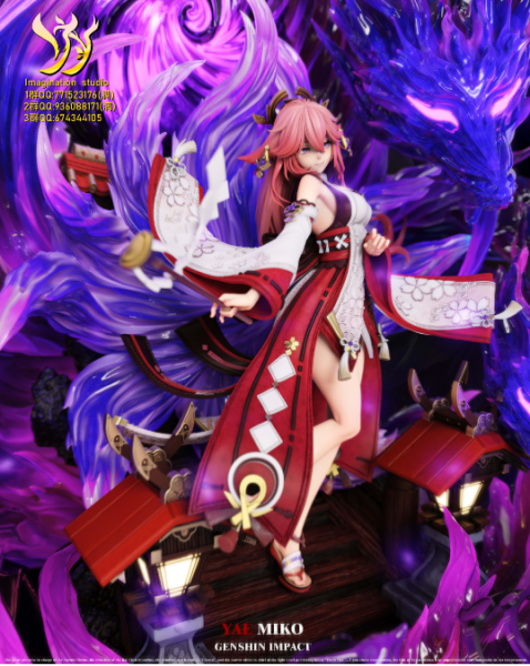 【補款】原神 2024最新企劃第二彈 畢業款 八重狐貍 八重神子 X Imagination(YY) 玩驛丨Toy station, GK雕像預購, GK雕像代購, GK雕像現貨, GK雕像修復, 咒術, 咒術迴戰, SCC玩具屋, 玩具給庫, NBA, 瘋公仔, 訂製雕像,模型,伯公仔,gk,玩驛,火影,夜風本舖,海賊,死神,航海王,獵人,阿拉蕾,七大罪,七龍珠,寶可夢,神奇寶貝,哥吉拉,宮崎駿,迪士尼,灌籃高手,鬼滅之刃,一拳超人,蠟筆小新,咒術,鏈鋸人,進擊的巨人,乙骨,我英