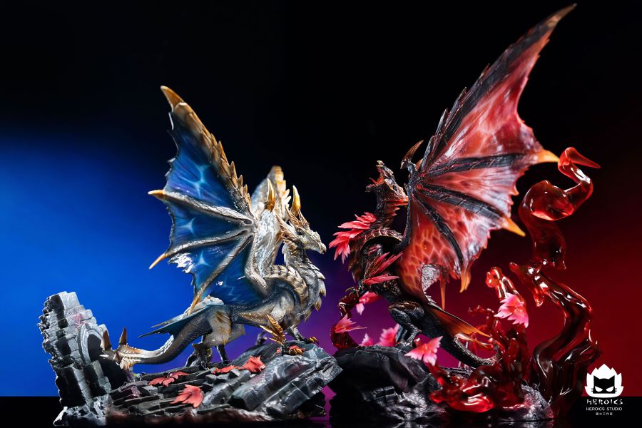 【售罄展示追加請私訊客服@toystationtw】魔物獵人 爵銀龍 X Heroics貓火 玩驛丨Toy station, GK雕像預購, GK雕像代購, GK雕像現貨, GK雕像修復, 咒術, 咒術迴戰, SCC玩具屋, 玩具給庫, NBA, 瘋公仔, 訂製雕像,模型,伯公仔,gk,玩驛,火影,夜風本舖,海賊,死神,航海王,獵人,阿拉蕾,七大罪,七龍珠,寶可夢,神奇寶貝,哥吉拉,宮崎駿,迪士尼,灌籃高手,鬼滅之刃,一拳超人,蠟筆小新,咒術,鏈鋸人,進擊的巨人,乙骨,我英