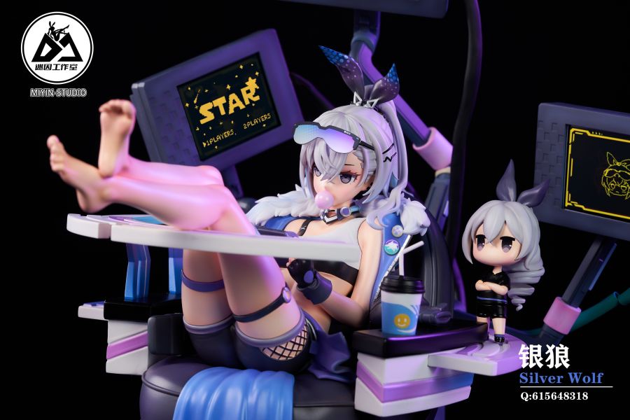 【售罄展示追加請私訊客服@toystationtw】崩壞星穹鐵道 銀狼（可替換果體）X 迷因工作室 動漫,模型,玩具,gk,玩驛,火影,手辦,海賊,死神,航海王,獵人,阿拉蕾,七大罪,七龍珠,寶可夢,神奇寶貝,哥吉拉,宮崎駿,迪士尼,灌籃高手,鬼滅之日刃,一拳超人,蠟筆小新,咒術,鏈鋸人,進擊的巨人,妖精尾巴,我的英雄學院,我英,鋼鍊,鋼之煉金術師,新世紀福音戰士,EVA,間諜家家酒,Re0,漫威,dc,集美#hex#tsume#prime1#queen#tes#xm#野獸國#壽屋#數碼寶貝