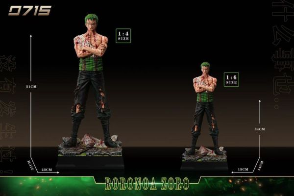 【預購】海賊王  戰損系列第一彈 浴血索隆 X 0715工作室 玩驛丨Toy station, GK雕像預購, GK雕像代購, GK雕像現貨, GK雕像修復, 咒術, 咒術迴戰, SCC玩具屋, 玩具給庫, NBA, 瘋公仔, 訂製雕像,模型,伯公仔,gk,玩驛,火影,夜風本舖,海賊,死神,航海王,獵人,阿拉蕾,七大罪,七龍珠,寶可夢,神奇寶貝,哥吉拉,宮崎駿,迪士尼,灌籃高手,鬼滅之刃,一拳超人,蠟筆小新,咒術,鏈鋸人,進擊的巨人,乙骨,我英