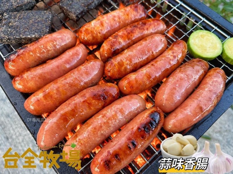 【台全牧場-蒜味珍豬香腸】 