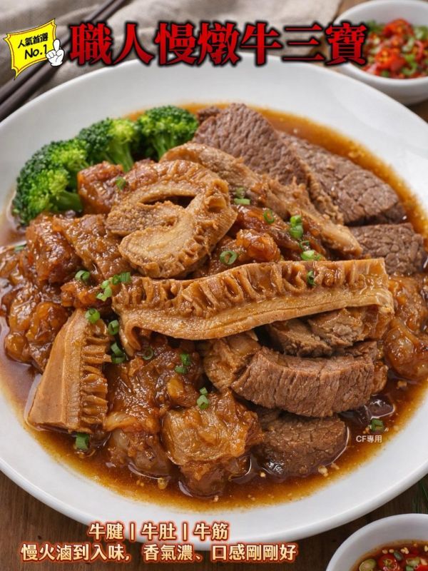 【 台全職人慢燉牛三寶】 