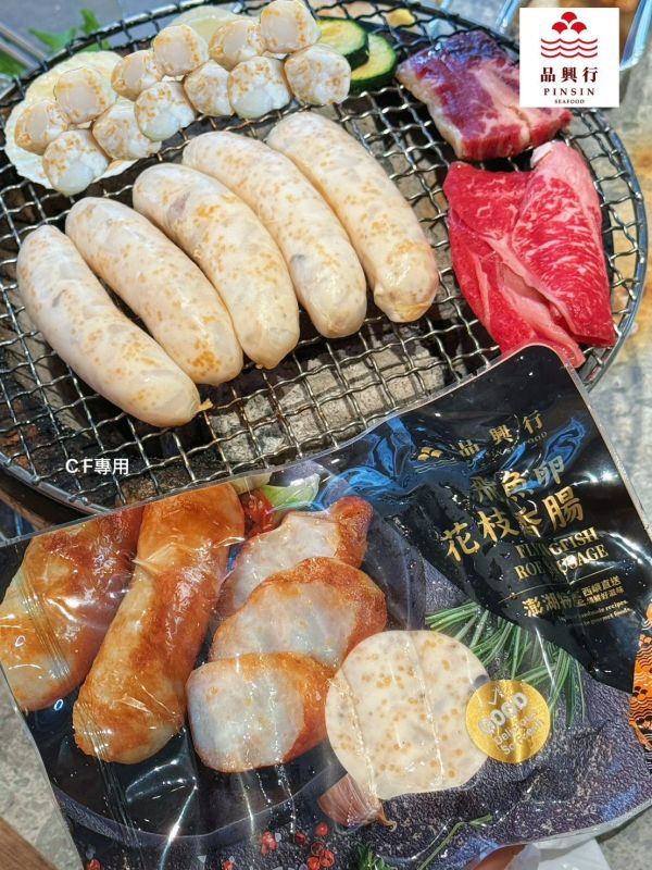 【品興行-飛魚卵花枝香腸】 