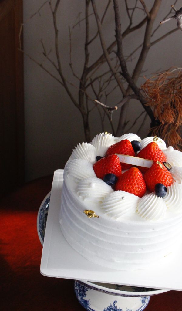 『限店取』六寸-日本草莓- 歐牧純生草莓修多蛋糕 