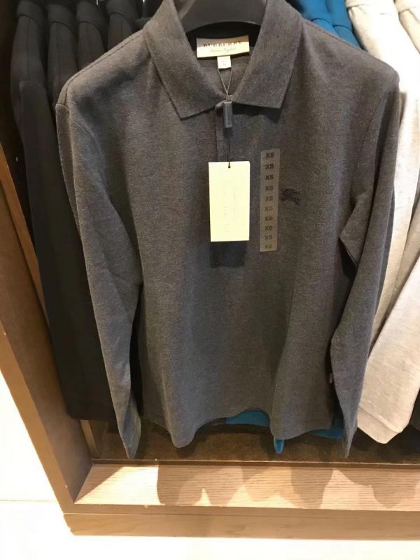 BURBERRY 經典格紋POLO長袖 