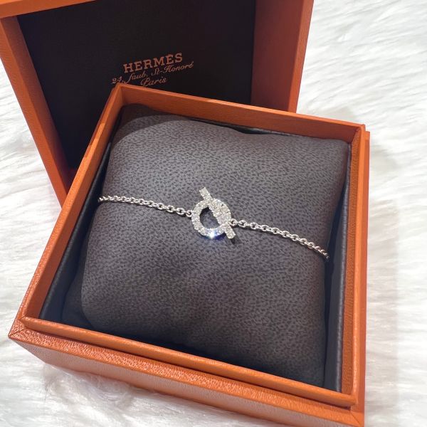 HERMÈS FINESSE 18k 鑽手鍊 