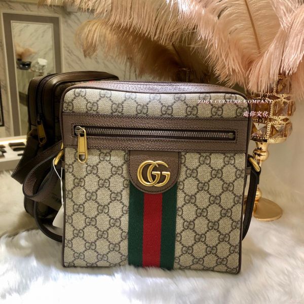 GUCCI OPHIDIA GG小型郵差袋 