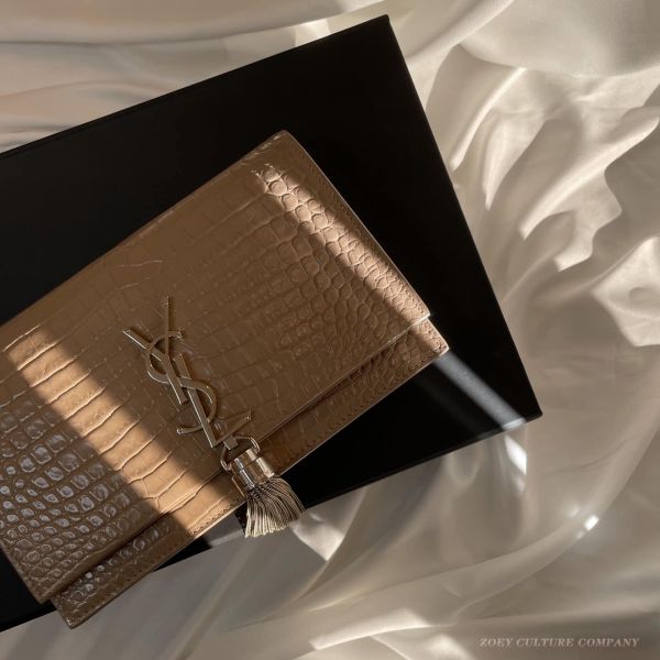 YSL KATE鱷魚壓紋WOC 