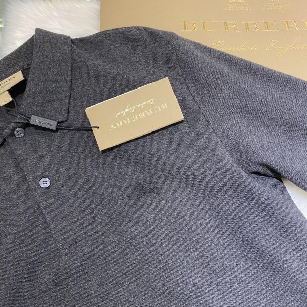 BURBERRY 經典格紋POLO長袖 