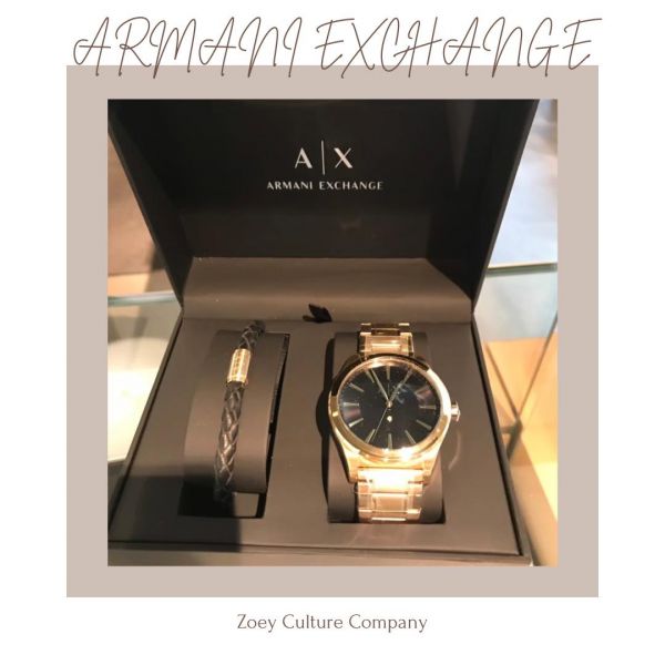 ARMANI EXCHANGE AX 手錶手鍊禮盒 