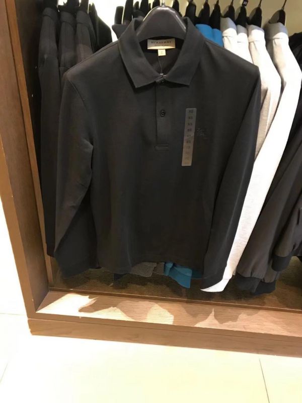 BURBERRY 經典格紋POLO長袖 