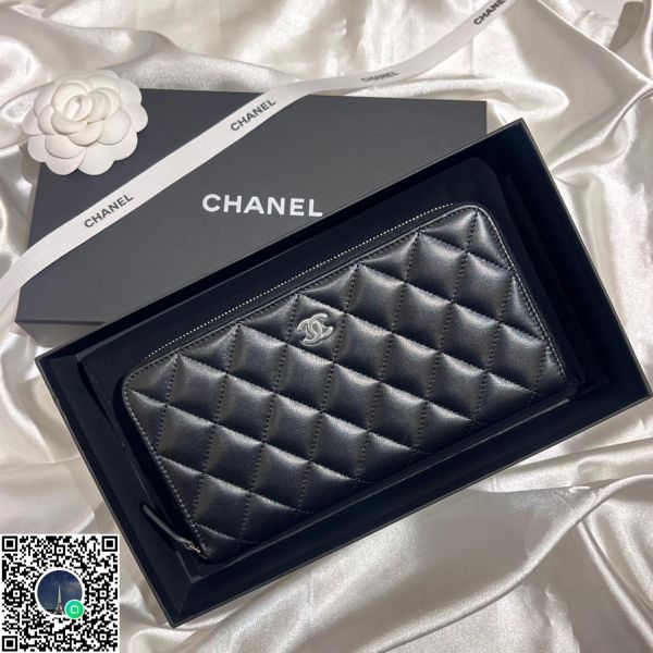 CHANEL 經典拉鍊長夾 