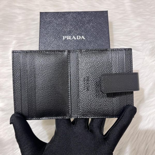 PRADA 經典LOGO卡片皮夾 