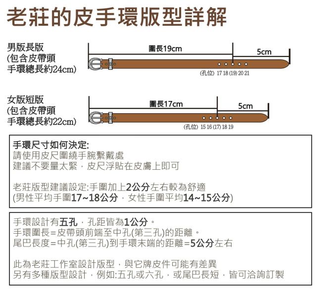 西南風皮革手環 