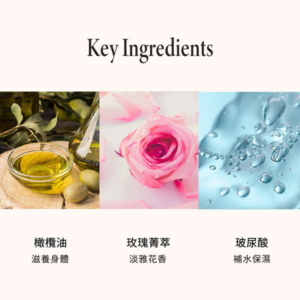 HerMoon綠茶玫瑰沐浴露 