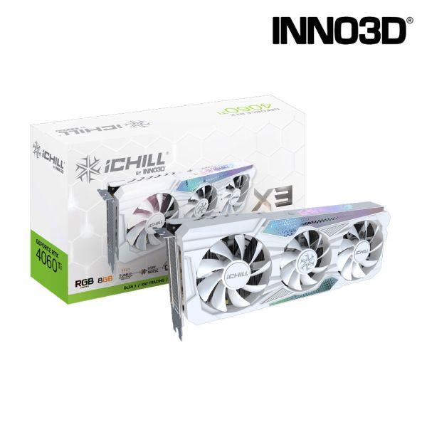 Inno3D 映眾  RTX 4060TI 8GB D6 ICHILL X3 WHITE 