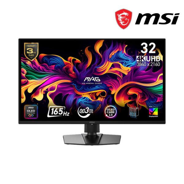 【MSI 微星】MAG 322UP QD-OLED E16 電競螢幕 (DP/HDMI/Type-C/QD-OLED/4K) MSI,32吋,160HZ,4K,微星,平面螢幕,電競螢幕,螢幕