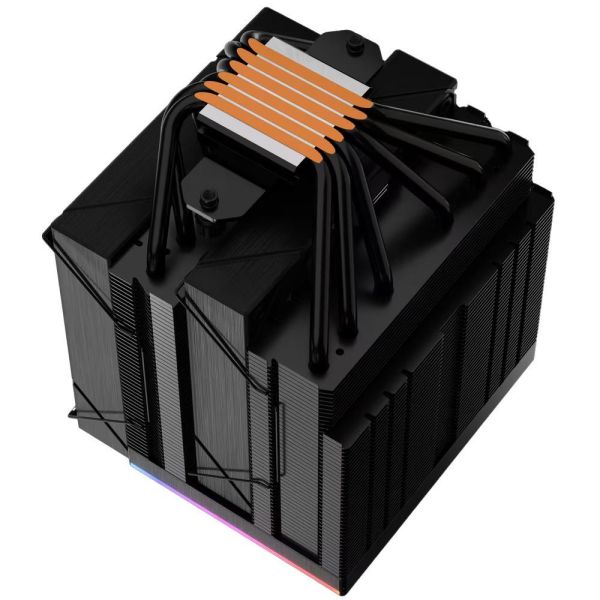 【XPG 威剛】MAESTRO PLUS 62DA (6導管/數位顯示面版/全黑化/12cm風扇*2/雙塔雙扇/高160mm) 