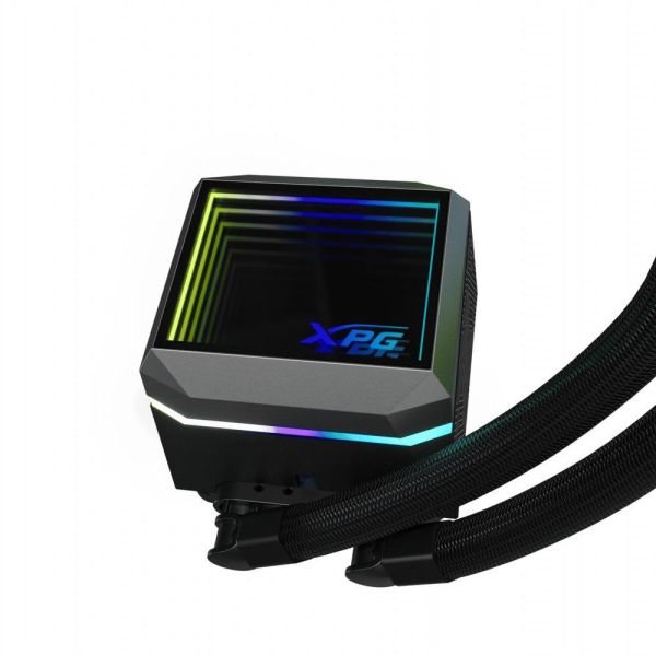 【XPG 威剛】LEVANTE II 360 黑 (360mm/無限鏡冷頭+風扇/預裝風扇/雙腔體水冷頭/一體式風扇/五年保固) 