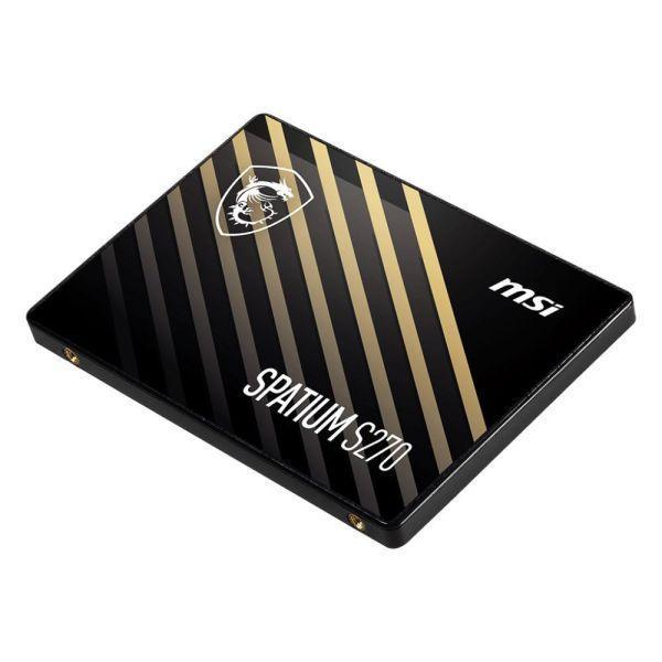 【MSI 微星】SPATIUM S270 480GB SSD硬碟(2.5吋/SATA/讀:500M/寫:450M/TLC/五年保) 