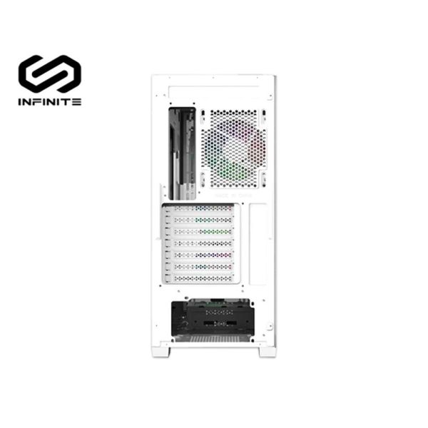 【Mavoly 松聖】INFINITE APEX AC05 玻璃透側機殼 (E-ATX/網孔面板/內建風扇前3後1/顯卡390mm/塔散165mm) 