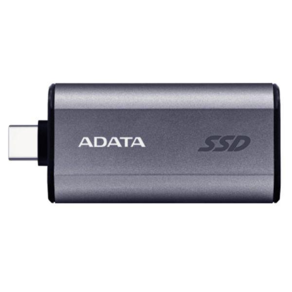 【ADATA 威剛】SC750 外接式固態硬碟 1TB  SSD (銀色/USB3.2/Gen2/Type-C/5年保) 