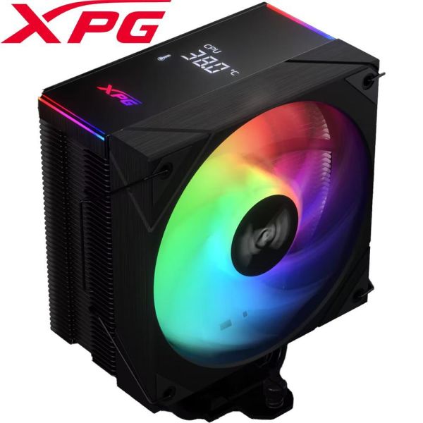 【XPG 威剛】MAESTRO PLUS 42SA (4導管/數位顯示面版/全黑化/12cm風扇*1/高156mm) 