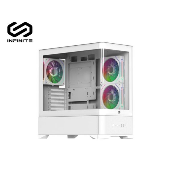 【Mavoly 松聖】INFINITE ARC X05 電腦機殼 (E-ATX/內建風扇側2後1/顯卡425mm/塔散180mm) 
