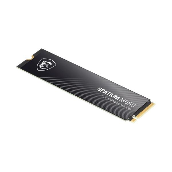 【MSI 微星】SPATIUM M560 1TB M.2 PCIe (Gen5/讀:10200M/寫:8400M/TLC/五年保) 