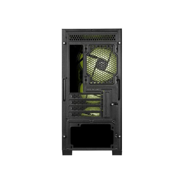 【MSI 微星】MAG Forge 120R AIRFLOW 玻璃透側機殼 (ATX/內建風扇前3後1/網孔面板/顯卡300mm/塔散160mm) 