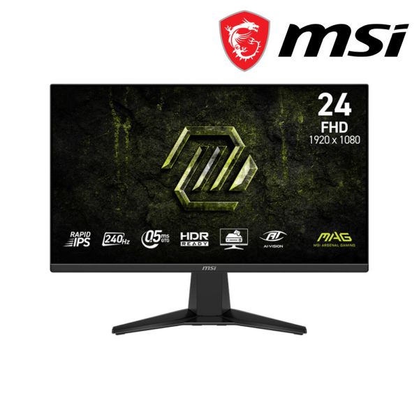 【MSI 微星】245F X24 電競螢幕 (DP/HDMI/FHD/Rapid IPS/240Hz/三年保固) MSI,24吋,240HZ,FHD,微星,平面螢幕,電競螢幕,螢幕