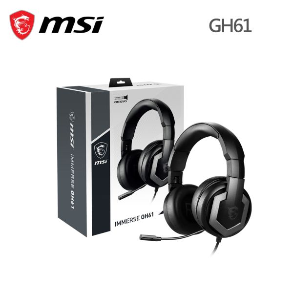 【MSI 微星】IMMERSE GH61 GAMING HEADSET 電競耳機 MSI,微星,耳機,耳麥,電競耳機