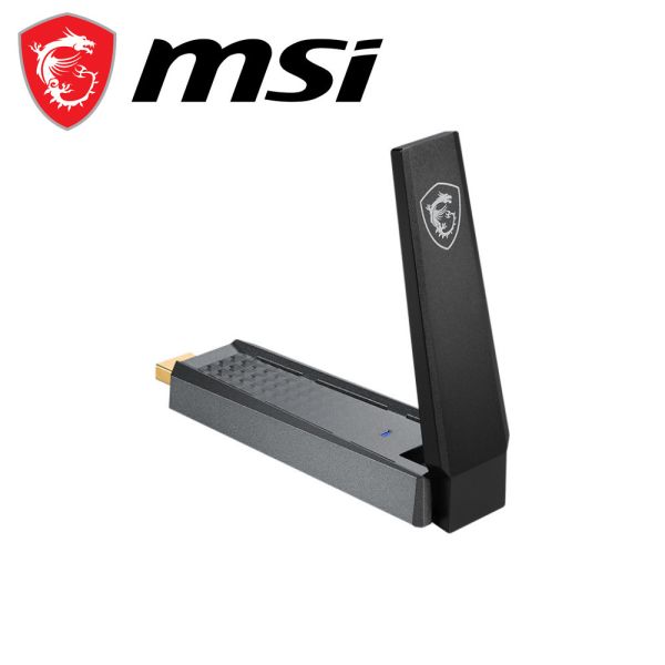 【MSI 微星】AX1800 WiFi 6 USB 3.0雙頻無線網卡(WiFi 6/雙頻/1800Mbps/USB網卡) 