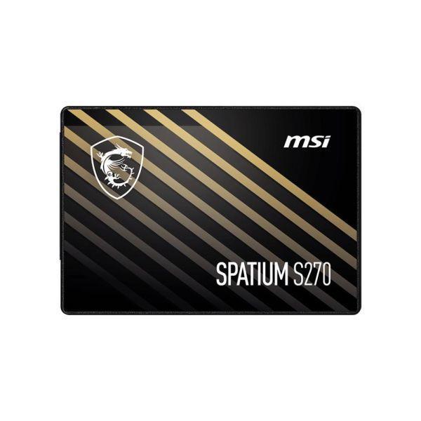 【MSI 微星】SPATIUM S270 480GB SSD硬碟(2.5吋/SATA/讀:500M/寫:450M/TLC/五年保) 