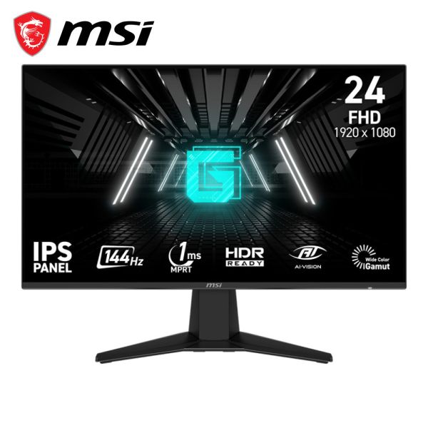【MSI 微星】G242L E14 電競螢幕 (DP/HDMI/IPS/1ms/144Hz//無喇叭/三年保固) MSI,24吋,144HZ,FHD,微星,平面螢幕,電競螢幕,螢幕